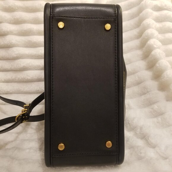 Donna Karan New York Plainview Chain Drawstring Crossbody Bag in Black - Picture 7 of 15